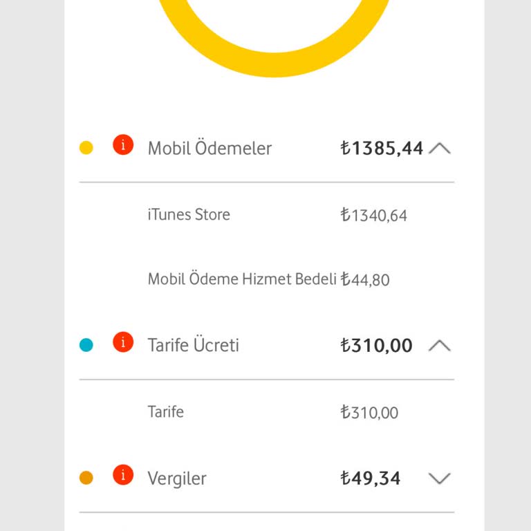 Yanlış İtunes Ücretiyle Şişen Vodafone Faturası