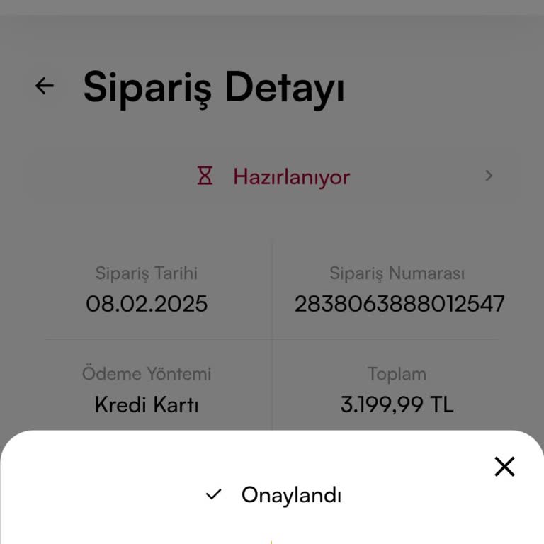 Siparişim Neden Hâlâ Hazırlık Aşamasında?