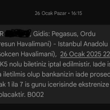 Haksız İptal Kesintisi Ve Yetersiz Bilgilendirme