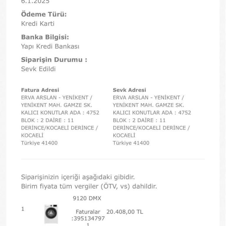 Arçelik Çamaşır Makinesi Teslimatı Gecikiyor Müşteri Hizmetleri İlgisiz