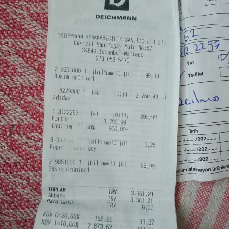 Deichmann Ayakkabı Mağazasında Değişim Talebine Olumsuz Yanıt