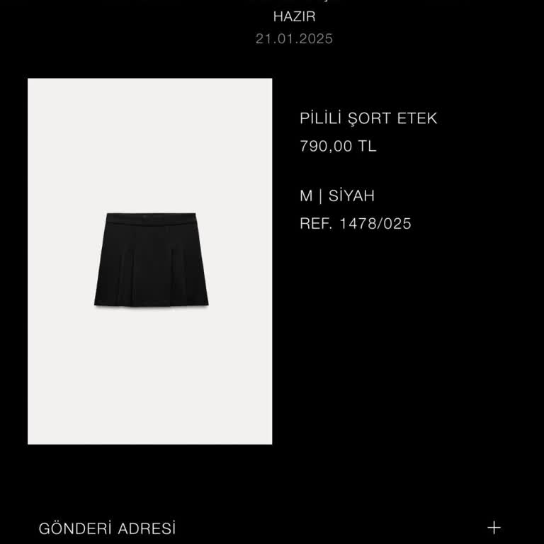Zara'da İptal Edilmeyen Sipariş Sorunu