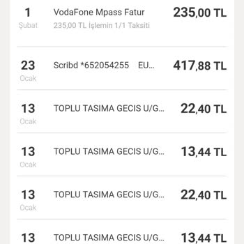 Kredi Kartı Bilgilerimin İzinsiz Kullanılması