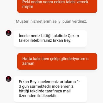 Çekim Talebi Sorunu Ve Müşteri Hizmetleri İlgisizliği