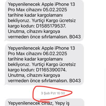 Cihaz Değeri Düşürüldü Geri Gönderim Gecikti