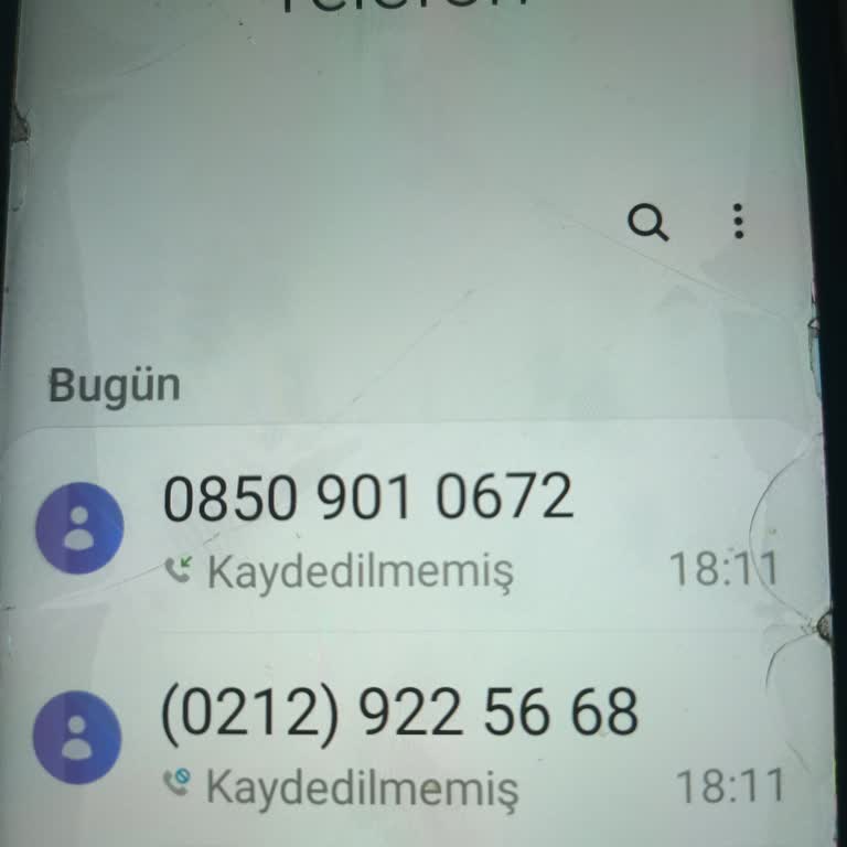 Şüpheli Arama Ve Yanıltıcı Bilgi