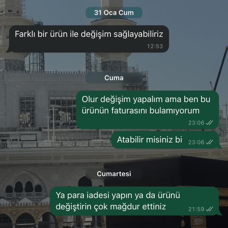 Üç Aydır Çözülemeyen Defolu Ürün Sorunu