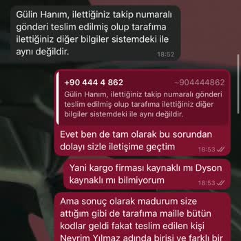Yanlış Adrese Teslim Edilen Sipariş Ve İletişim Sorunu