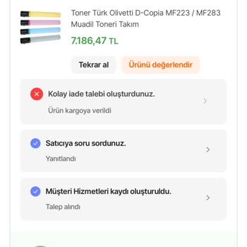 Yanlış Ürün Gönderimi Ve İade Sorunu