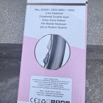 Saç Kurutma Makinesi Arızası ve Çözüm Beklentisi
