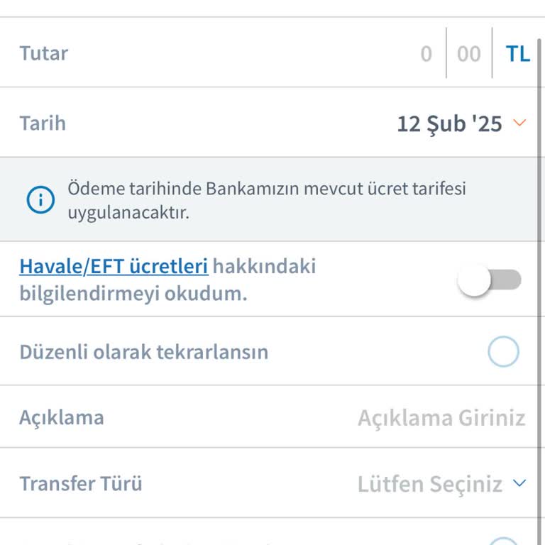 Günlük Hesap Limiti Yükseltme Sorunu