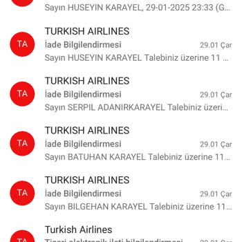 THY Bilet İadesi Sorunu