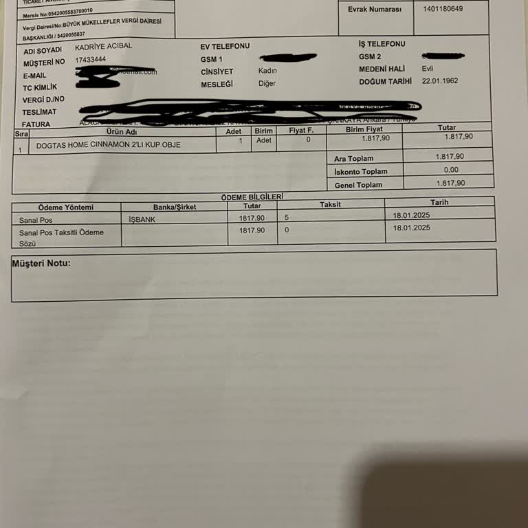 Doğtaş Mağazasında Değişim Yapılmıyor Müşteri Mağduriyeti