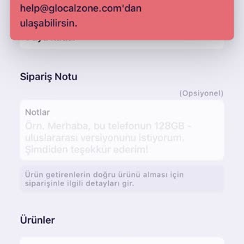 Glocalzone'da Sipariş Açma Sorunu Ve İlgisiz Müşteri Hizmetleri