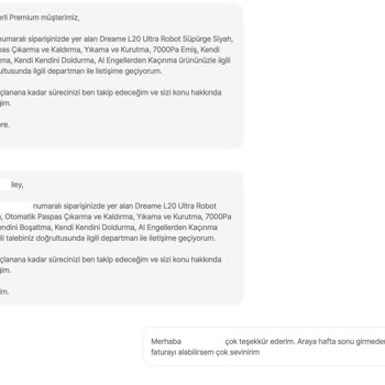 Hepsiburada'dan Alınan Robot Süpürgenin Seri No Sorunu Ve Geciken İade Süreci