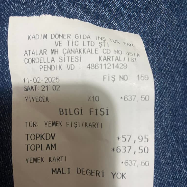 Kadim Döner'de Hayal Kırıklığı: Yavaş Servis Ve İlgisiz Personel