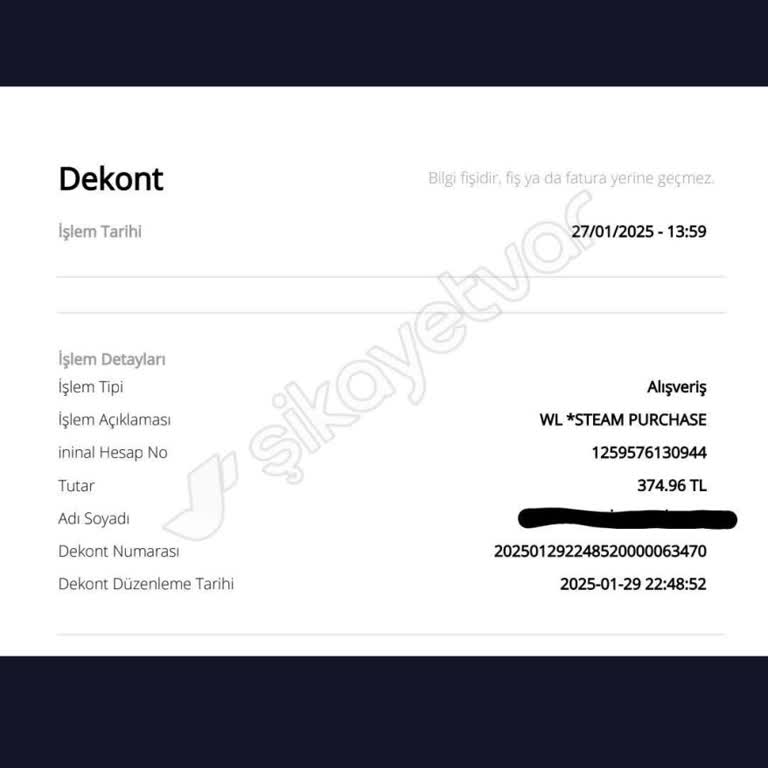İptal Edilen İşlemin İadesi Bekleniyor