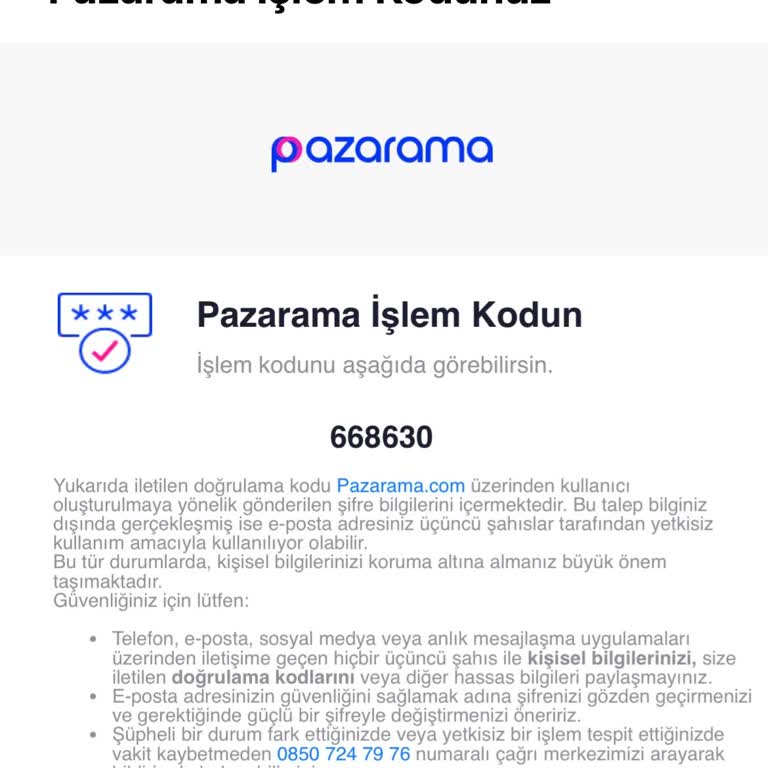 Yetkisiz İşlemlerle Gelen Maillerden Bıktım