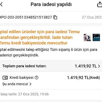 Para İadesi Sorunu: Temu Ve Banka Arasında Sıkıştım