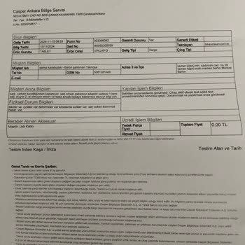 Casper Tablet İle Sürekli Şarj Sorunu