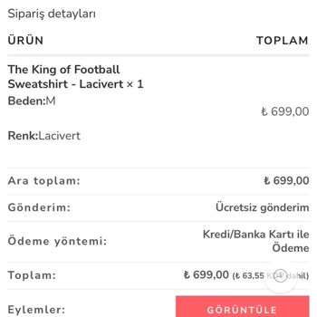 Sipariş Durumu Ve İletişim Eksikliği