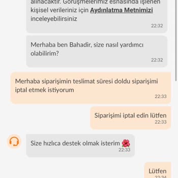 Teslimat Süresi Aşıldı, İade Sorunu Yaşandı