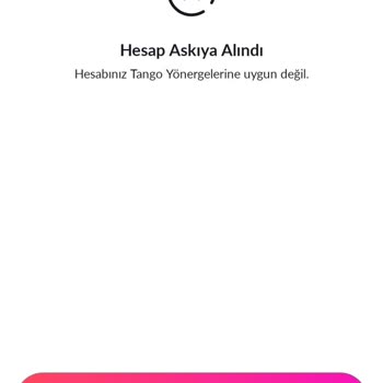 Askıya Alınan Hesabımın Açılmasını İstiyorum