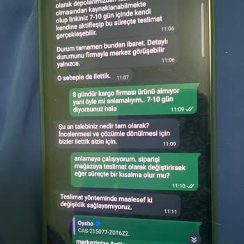 Sipariş İptali Ve Geçersiz Takip Numarası Sorunu