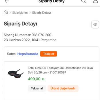 Tefal Tavanın Dayanıklılığı Hayal Kırıklığı Yarattı