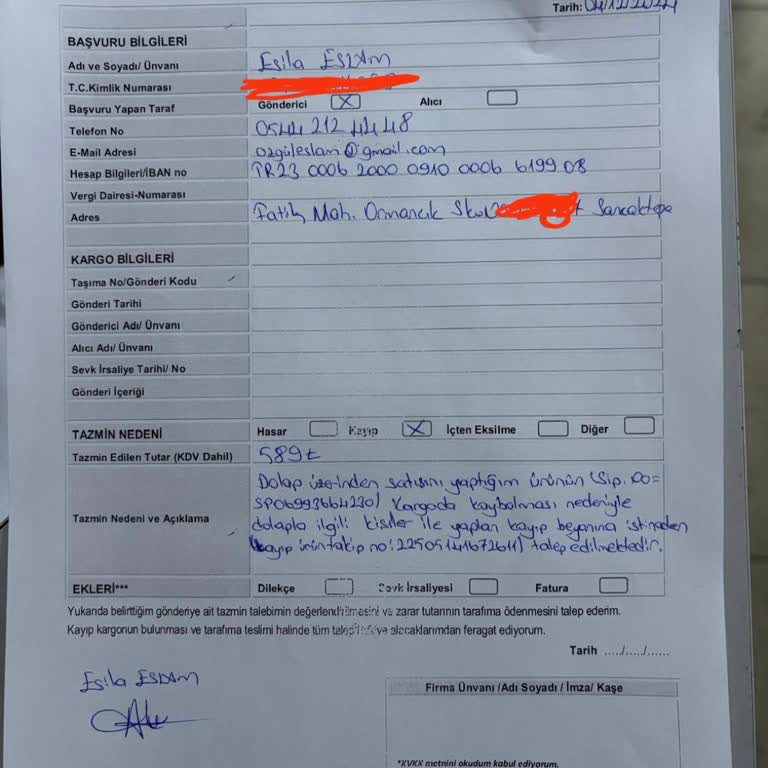 Sürat Kargo'nun Sancaktepe Şubesinde Yaşanan Teslimat Sorunu Ve İlgisizlik