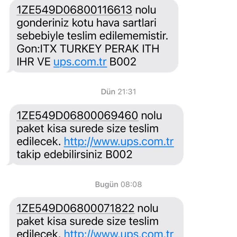 UPS Kargo Hizmetinde Yaşanan Sorunlar