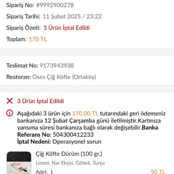 Sipariş İptali Ve Bekletme Sorunu