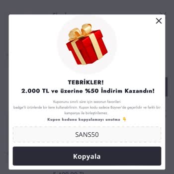 Boyner Uygulamasında Kupon Kullanım Sorunu