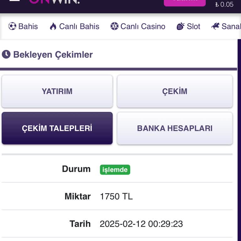Onwin Bahis Ödeme Yapmayan Site
