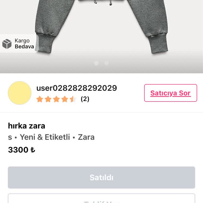 Engellenen Kullanıcı Ve Teslim Edilmeyen Sipariş