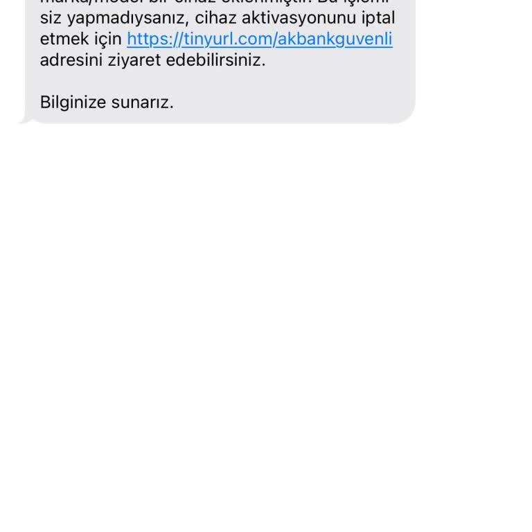Gece Gelen Şüpheli Mesajlar Ve Güvenlik Endişesi
