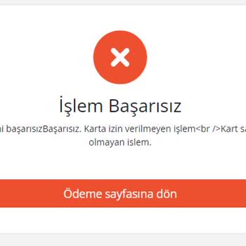 Vodafone Pay Sanal Kart İle Ödeme Sorunu