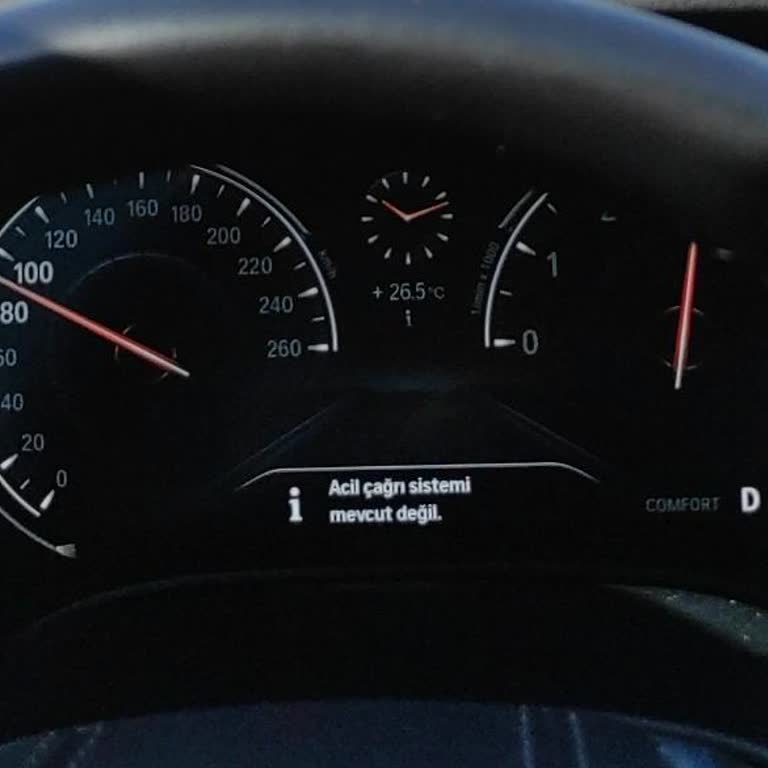 BMW 5.20i'de Acil Sos Uyarısı Ve Pil Ücreti Sorunu