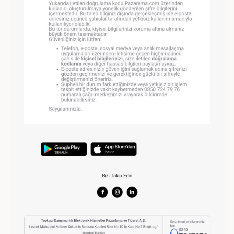 Yetkisiz Doğrulama Kodlarıyla Kişisel Veri İhlali