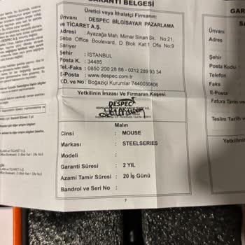 Steel Series Ürününde Kronik Scroll Sorunu