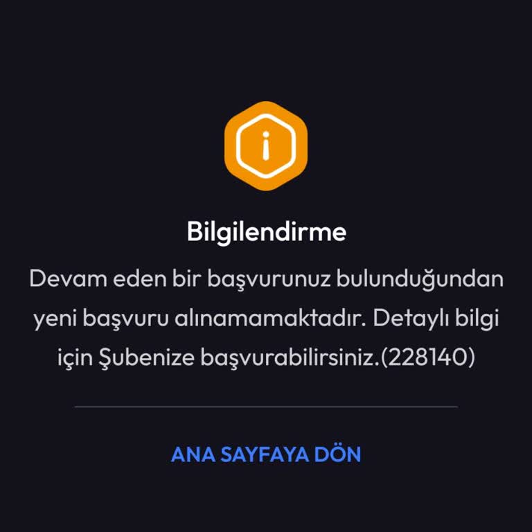 Ek Hesap Başvurusunda Belirsizlik