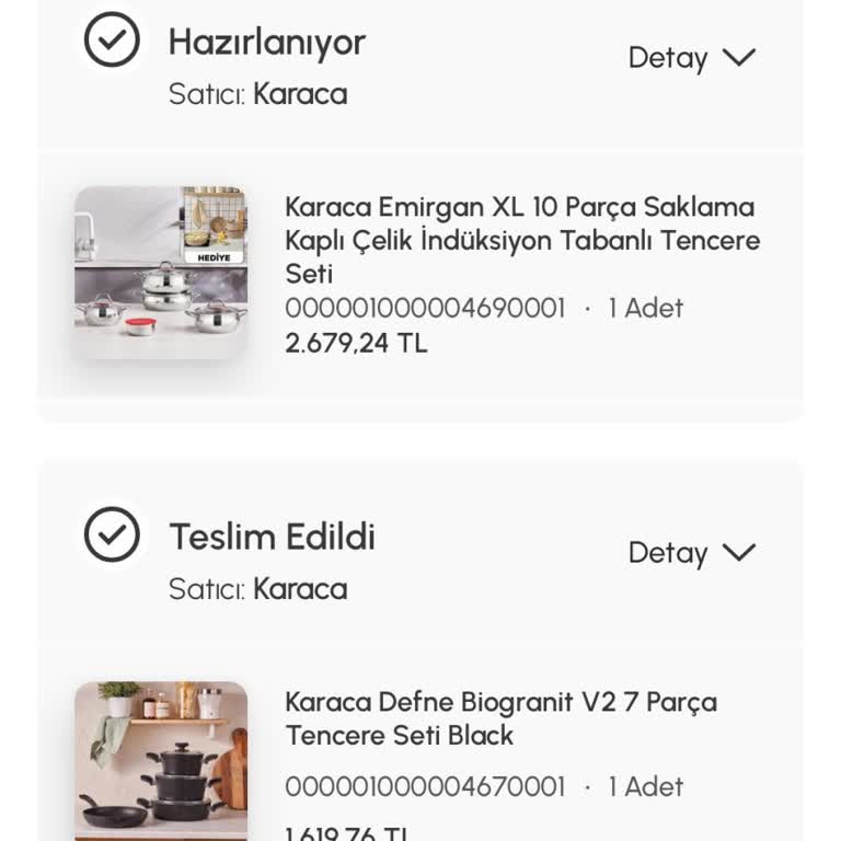 Karaca Online Alışverişte Teslimat Ve İletişim Sorunları