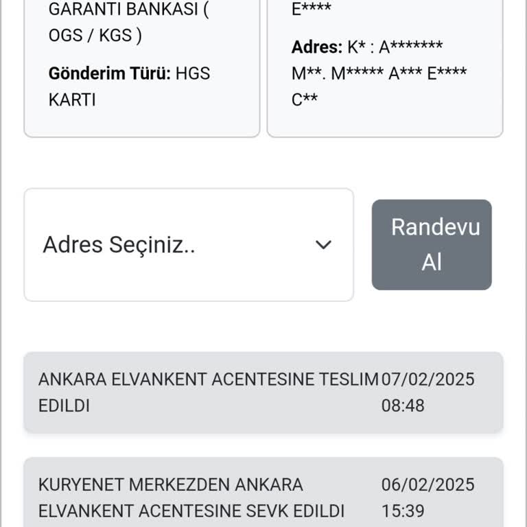 Kuryenet'te Bekleyen Paket Sorunu