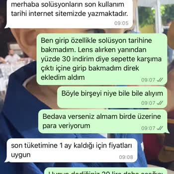 Son Kullanım Tarihi Geçmek Üzere Olan Ürün Ve Yetersiz Müşteri Hizmeti