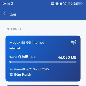 İnternet Paketi Dağilimi Sorunu