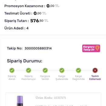 Sipariş Teslimatında Yaşanan Gecikme Ve Yanlış Yönlendirme Sorunu