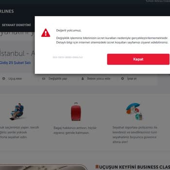 Uçuş Değişikliği Ve İptal Sorunu