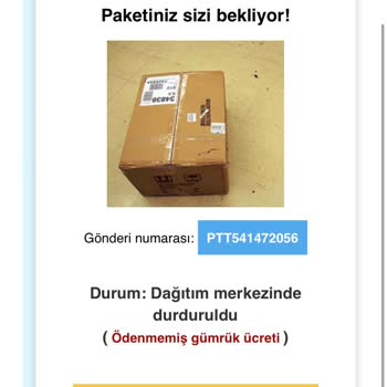 PTT Kargo'dan Gelen Şüpheli E-postalarla İlgili Acil Müdahale Talebi