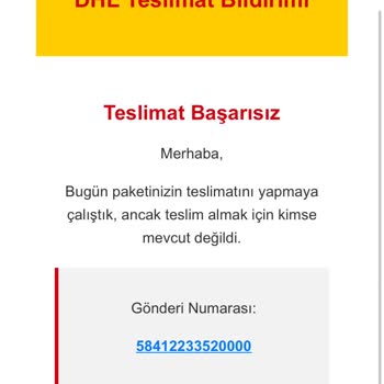 PTT Kargo'dan Gelen Şüpheli E-postalarla İlgili Acil Müdahale Talebi