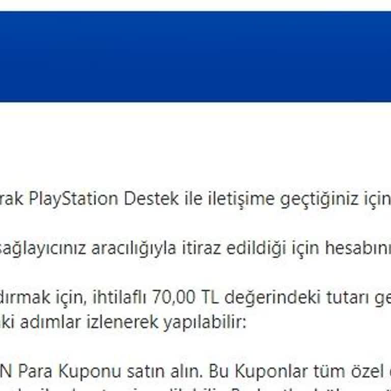 PlayStation Türkiye'de Müşteri Hizmetleri Çıkmazı